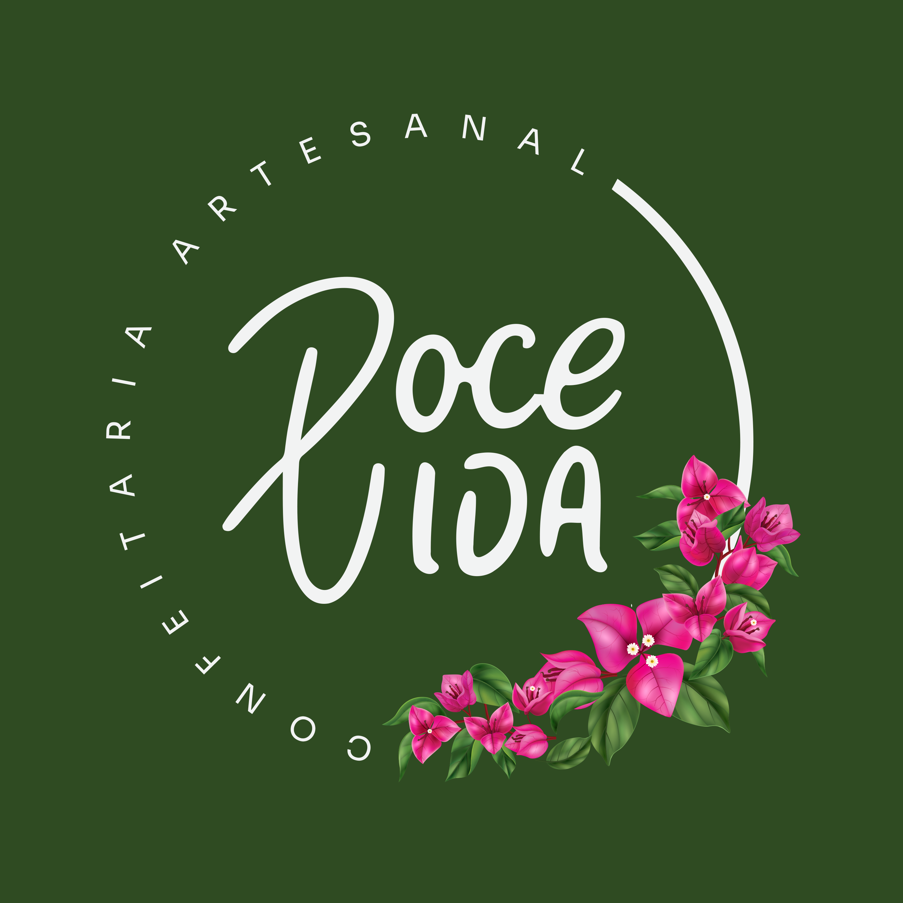 Doce Vida - Logo Design e Branding para Confeitaria Artesanal