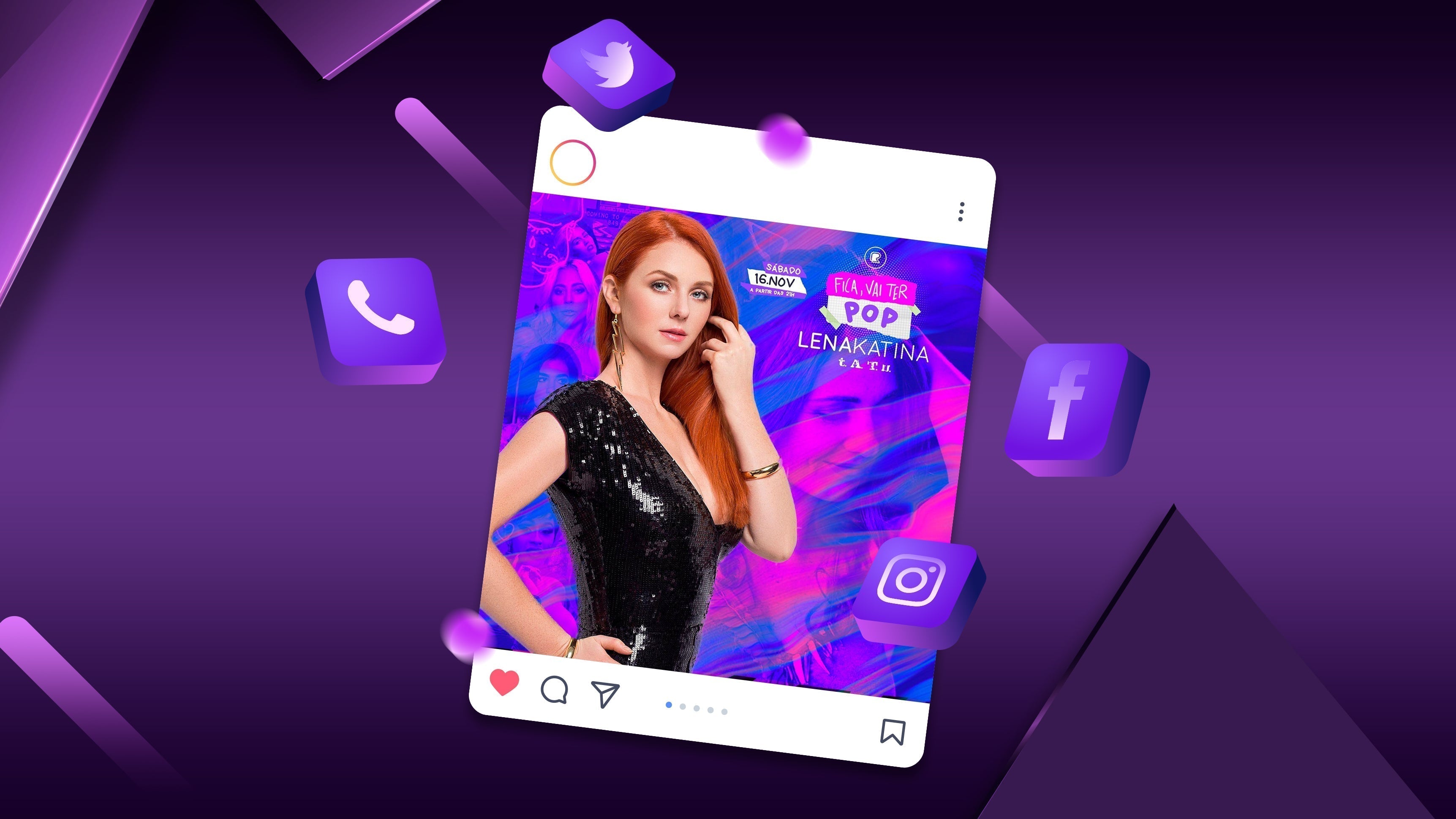 Direção de Arte para o Evento de Lena Katina em Fortaleza