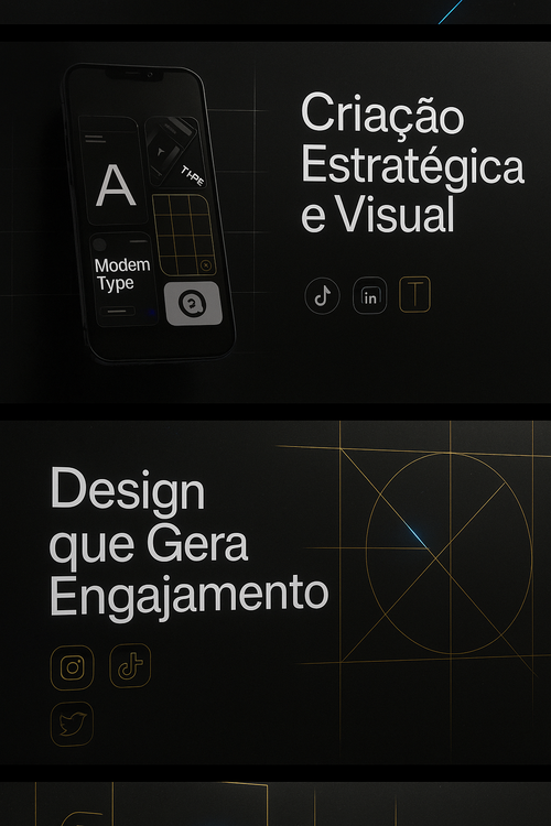 CARROSSEL (Instagram, TikTok, LinkedIn, Threads, YouTube)