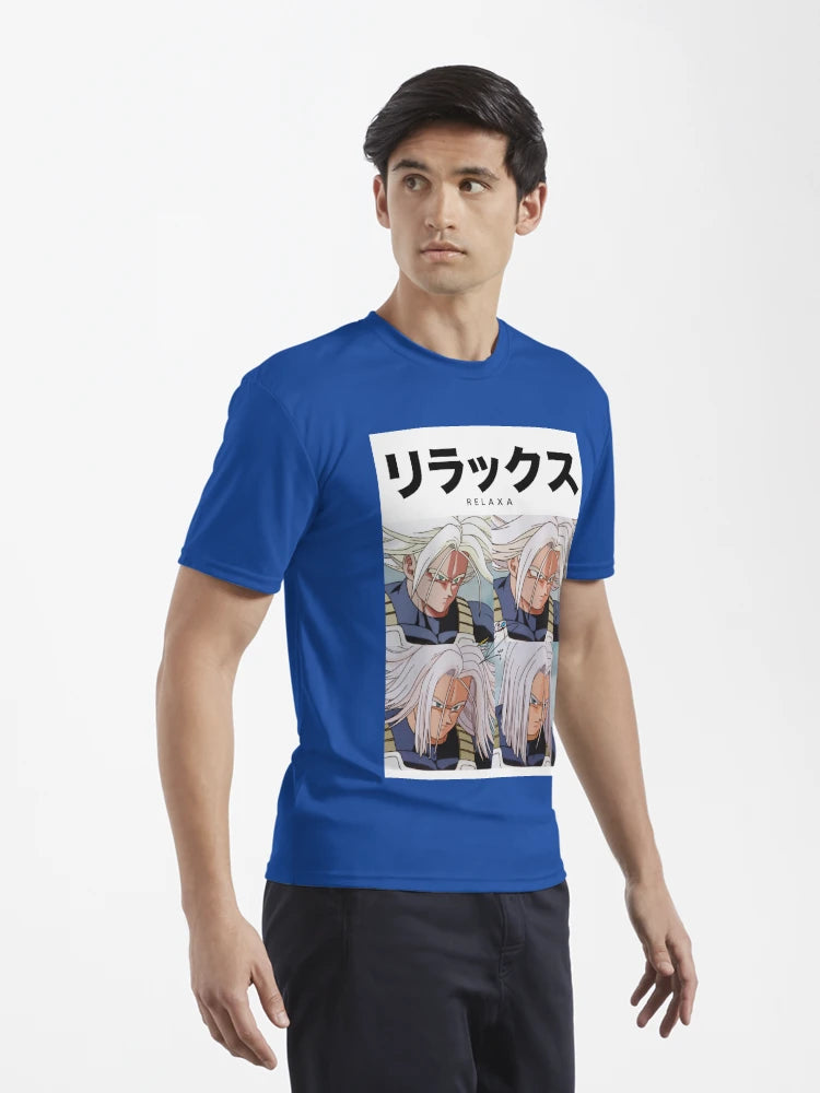 Camiseta Ativa Trunks "Relaxa" (Azul) — RichSt